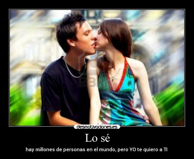 Lo sé -