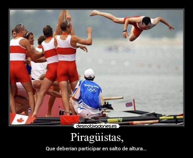 Piragüistas, - 