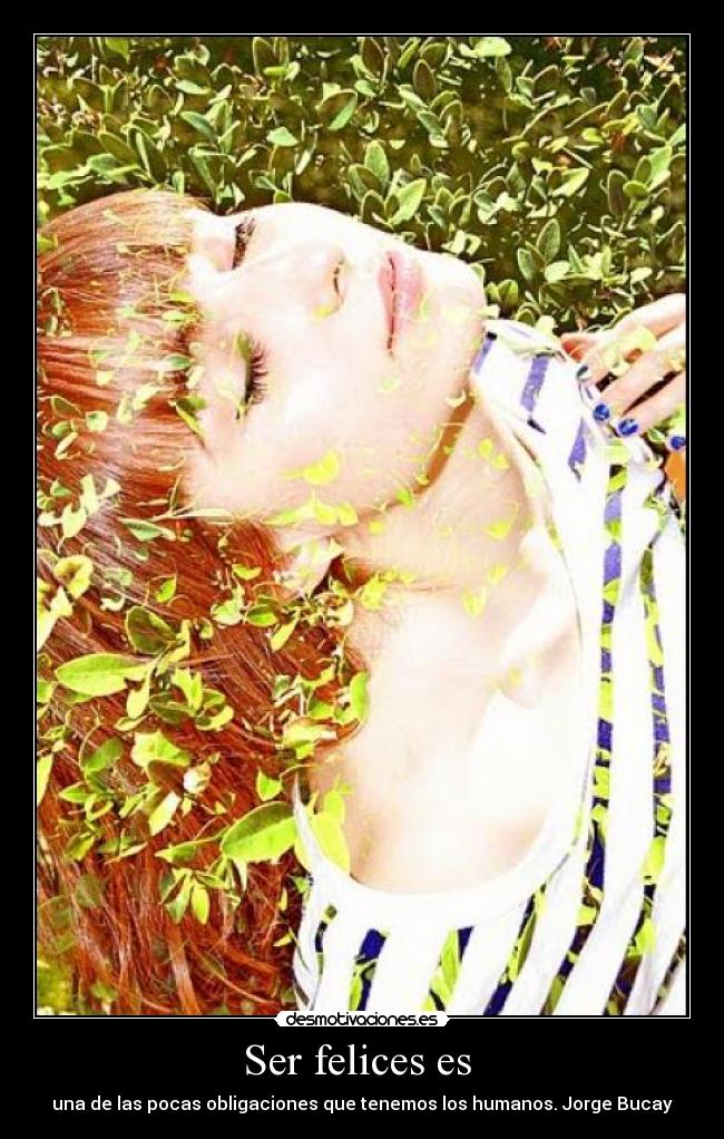 Ser felices es  - 