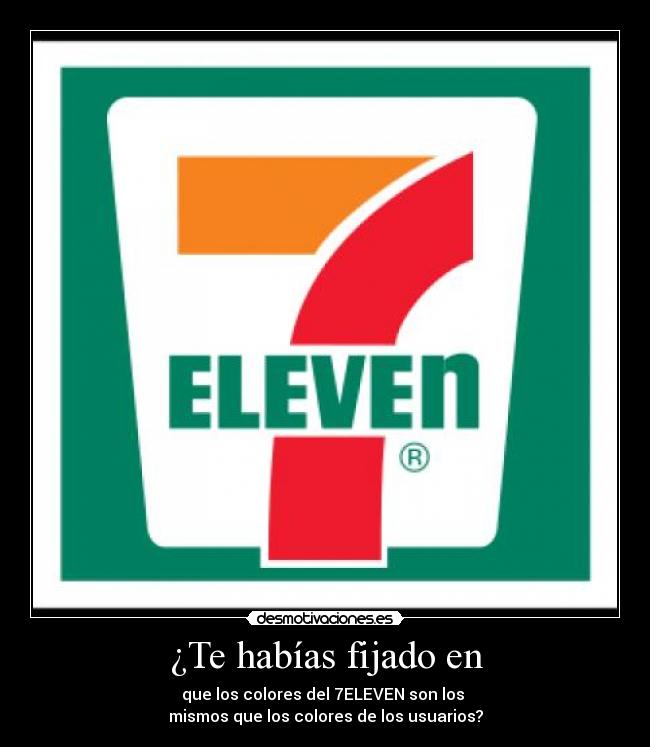 ¿Te habías fijado en -