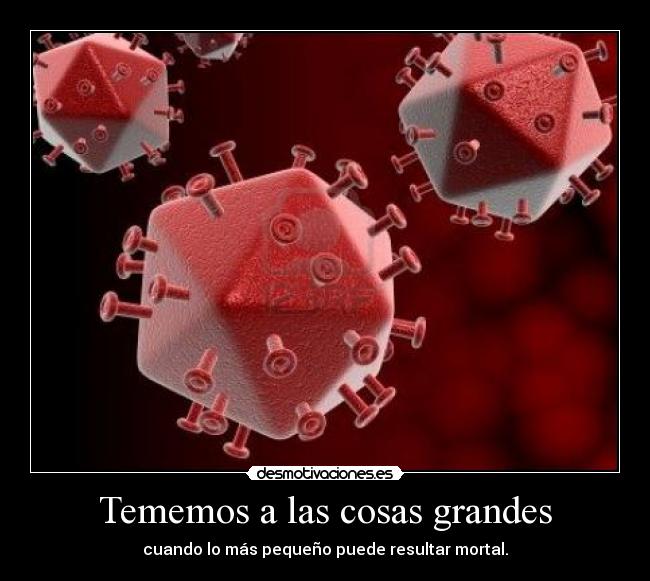 Tememos a las cosas grandes -