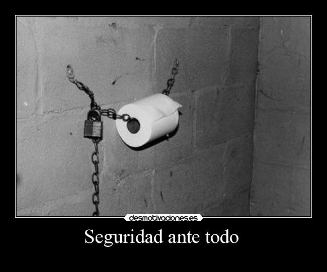Seguridad ante todo -