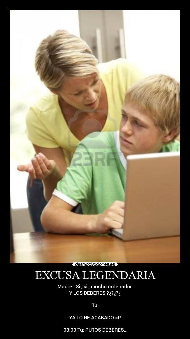 carteles excusa desmotivaciones