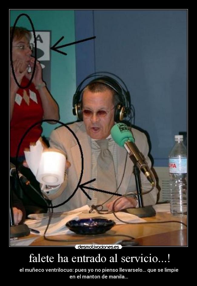 falete ha entrado al servicio...! - 