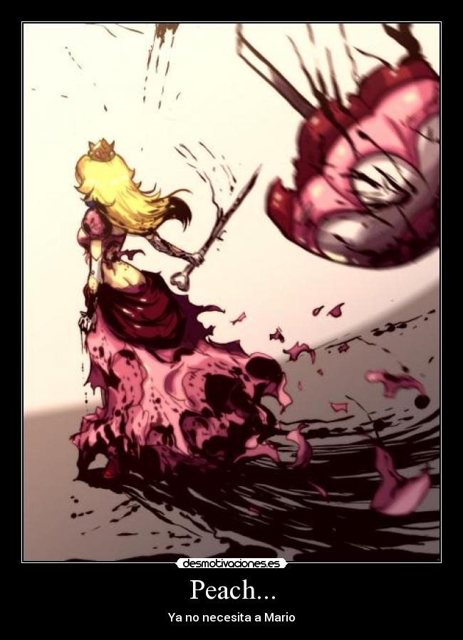 Peach... - Ya no necesita a Mario