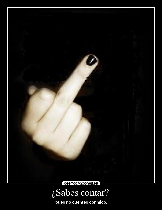 ¿Sabes contar?  - 