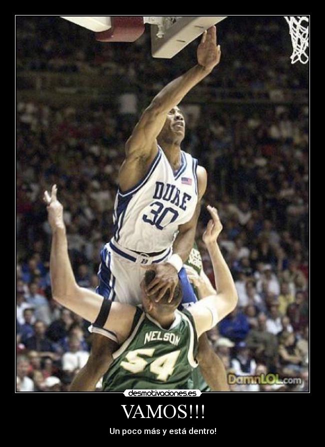 VAMOS!!! - Un poco más y está dentro!