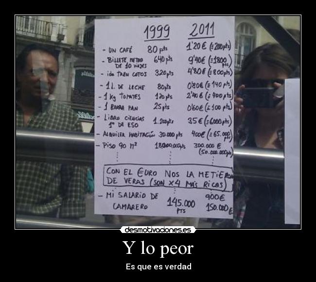 Y lo peor - Es que es verdad