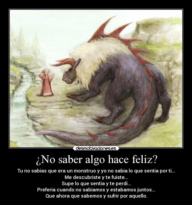 carteles saber algo hace feliz sentia perdi aquello fuiste desmotivaciones