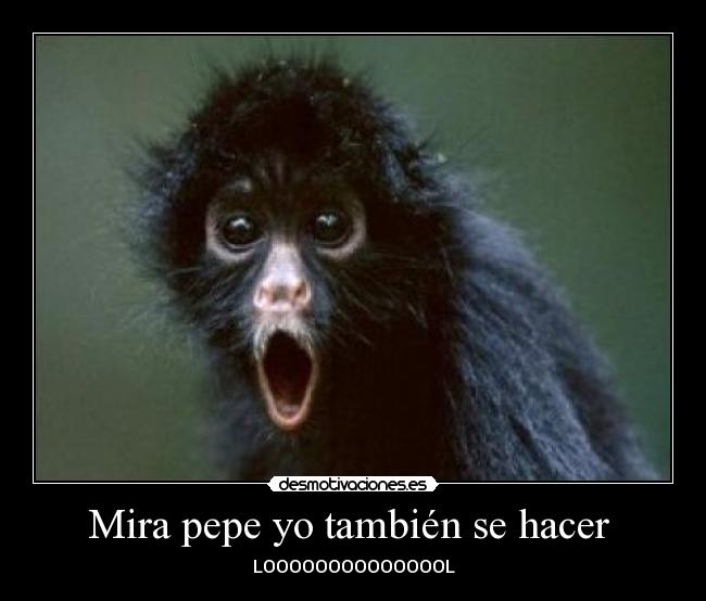 Mira pepe yo también se hacer  - 