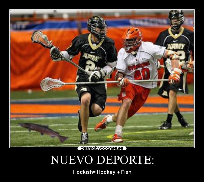 NUEVO DEPORTE: - Hockish= Hockey + Fish