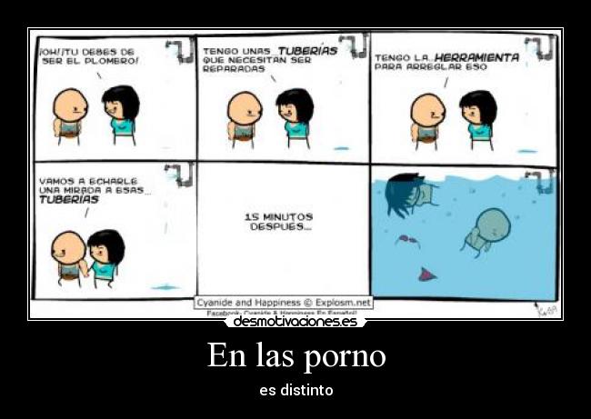 En las porno - es distinto