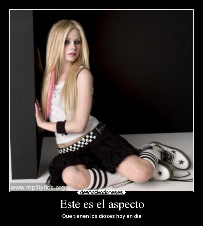 Este es el aspecto - Que tienen los dioses hoy en dia