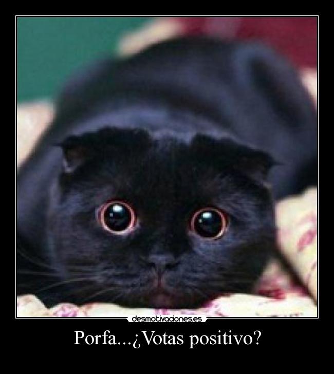 Porfa...¿Votas positivo? - 