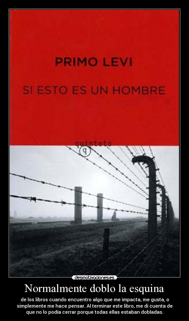 Normalmente doblo la esquina - de los libros cuando encuentro algo que me impacta, me gusta, o
simplemente me hace pensar. Al terminar este libro, me di cuenta de
que no lo podía cerrar porque todas ellas estaban dobladas.