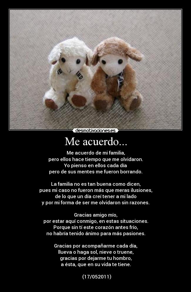 Me acuerdo... - 