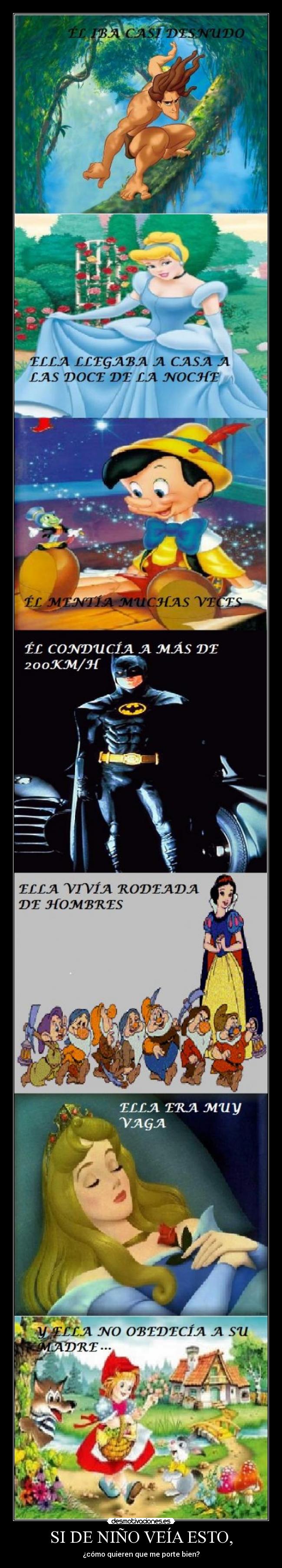 SI DE NIÑO VEÍA ESTO, -