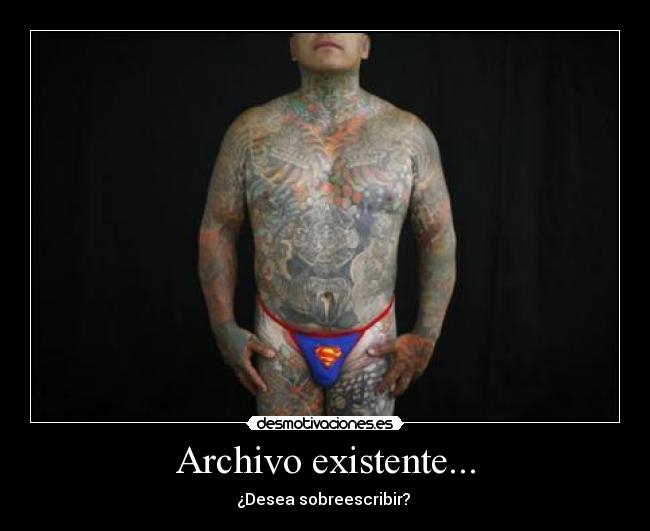 Archivo existente... - 