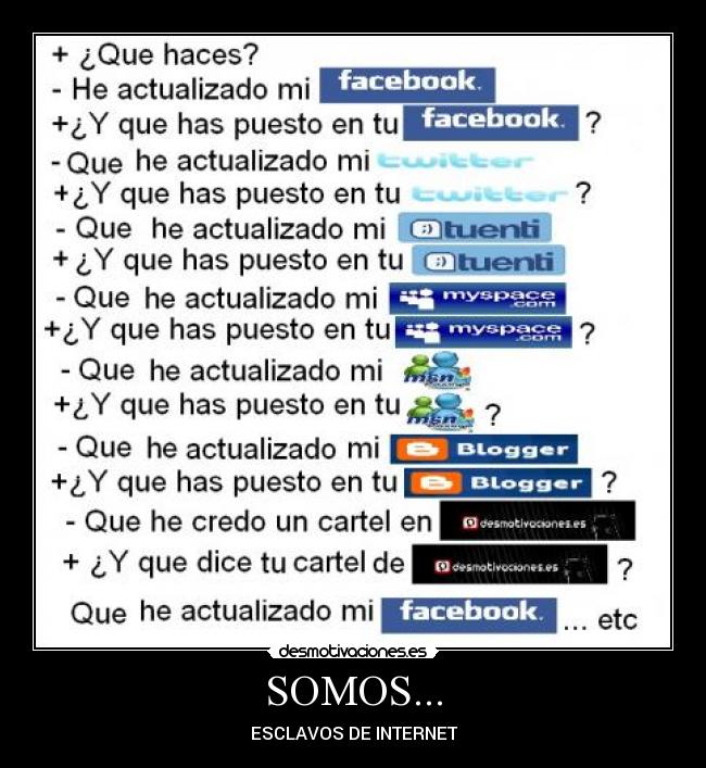 carteles facebook twitter tuenti space msn blogger desmotivaciones internet desmotivaciones