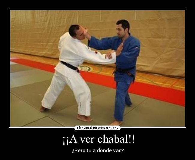 ¡¡A ver chabal!! - ¿Pero tu a dónde vas?