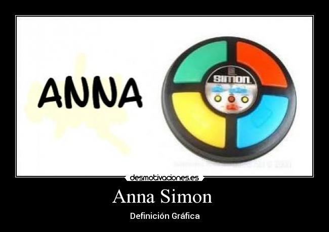 Anna Simon  - Definición Gráfica
