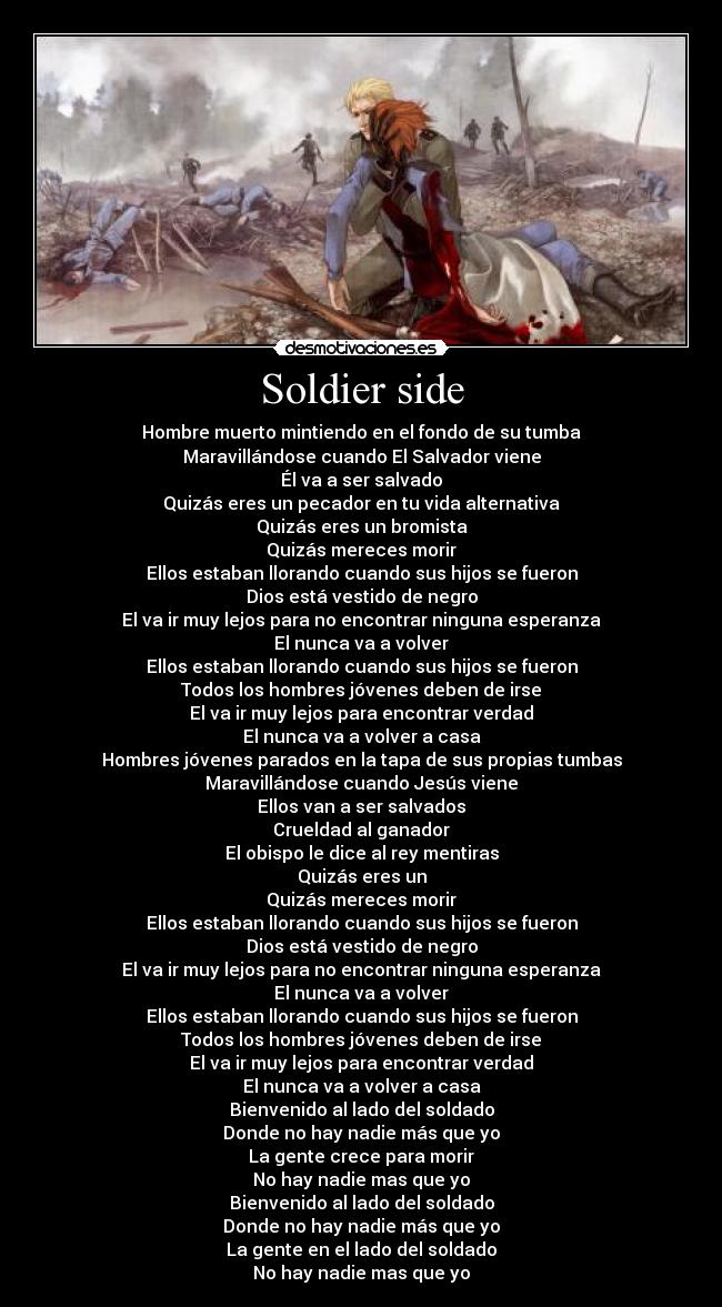 carteles soldier side desmotivaciones