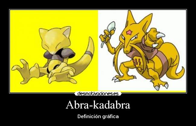 Abra-kadabra - Definición gráfica