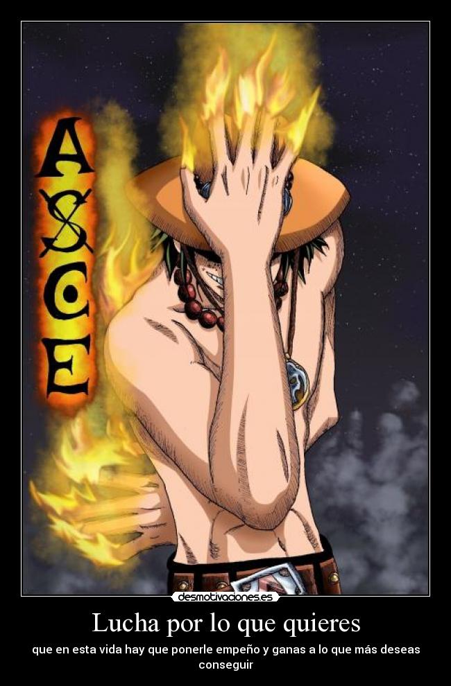 Lucha por lo que quieres -