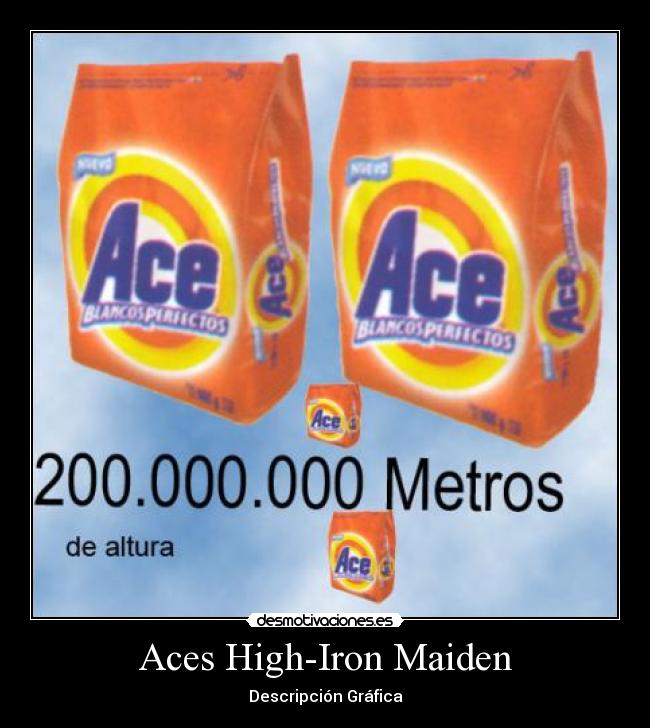 carteles aces high iron maiden shimmy descripcion grafica altura 200000000 200000000 desmotivaciones