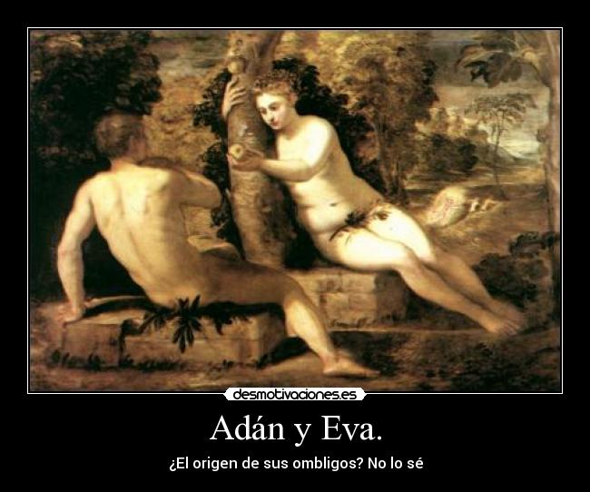 Adán y Eva. - 