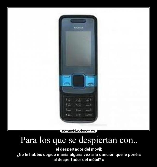 Para los que se despiertan con.. -