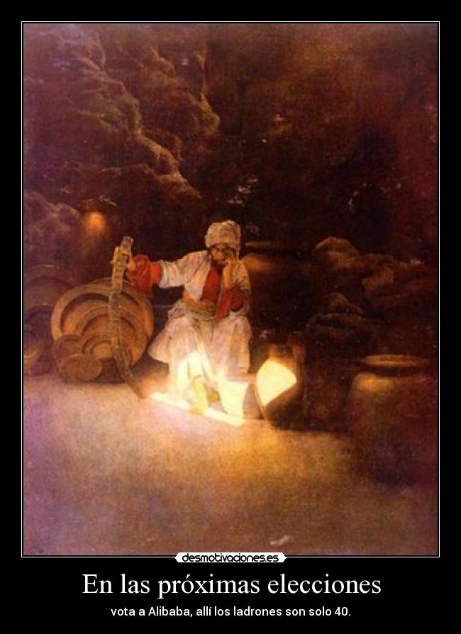 En las próximas elecciones -