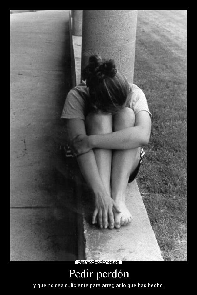 Pedir perdón -
