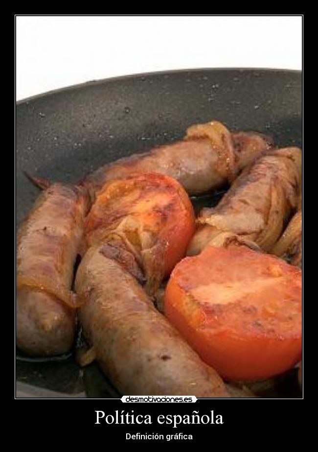 Política española - Definición gráfica