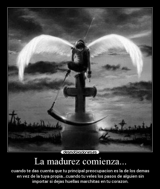 La madurez comienza... -