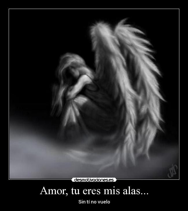 carteles amor alas angel amor motiva buscar desmotivaciones