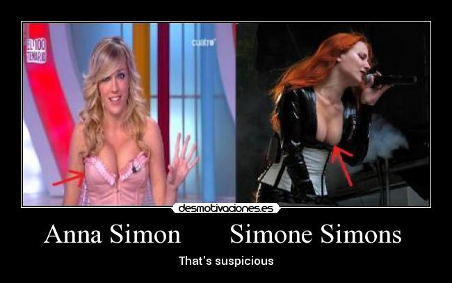 Anna Simon       Simone Simons  - 