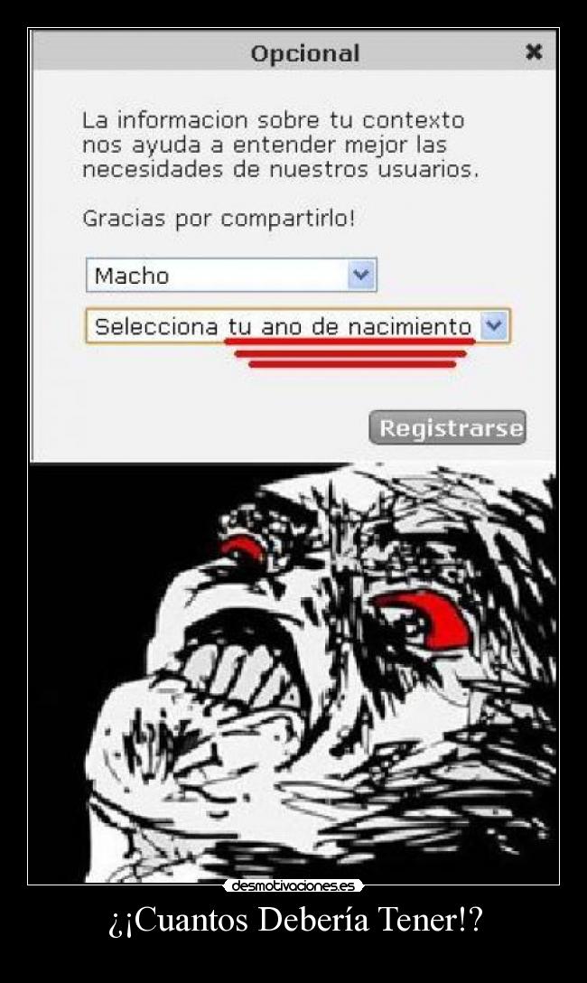 ¿¡Cuantos Debería Tener!? - 