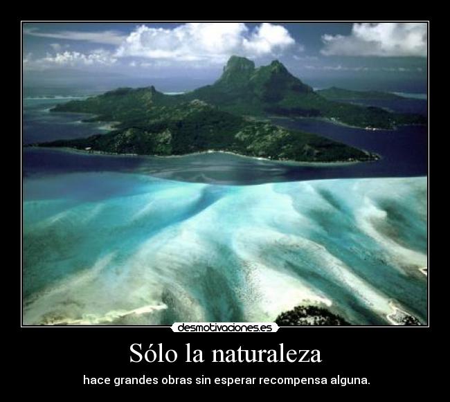 Sólo la naturaleza - 
