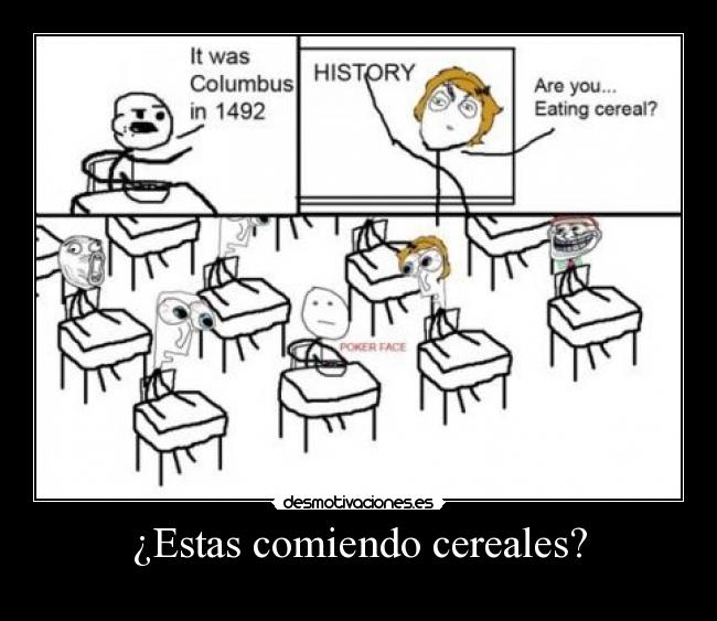 carteles cereal guy desmotivaciones