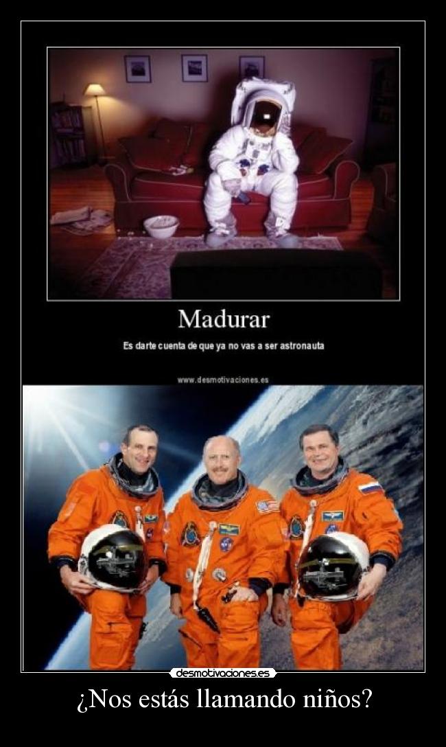 carteles astronautas desmotivaciones