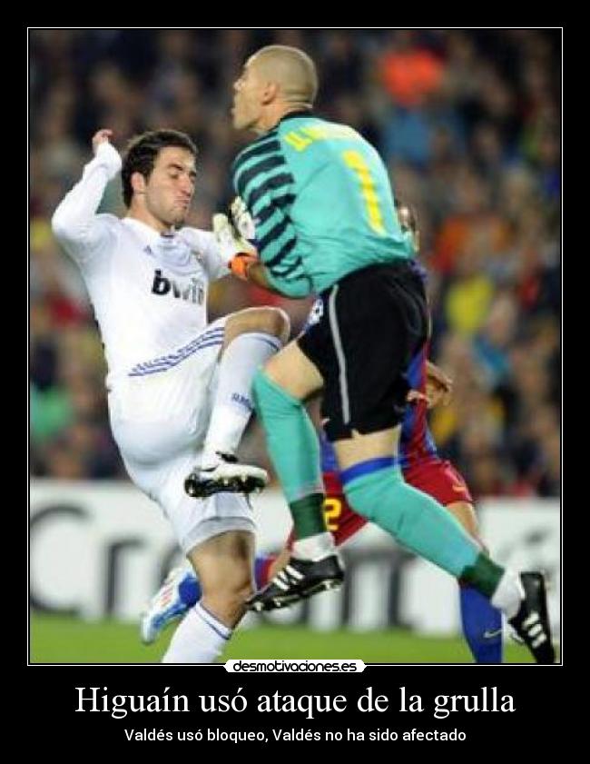 Higuaín usó ataque de la grulla - 