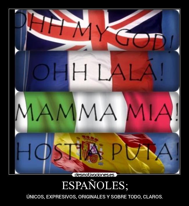 ESPAÑOLES; - 