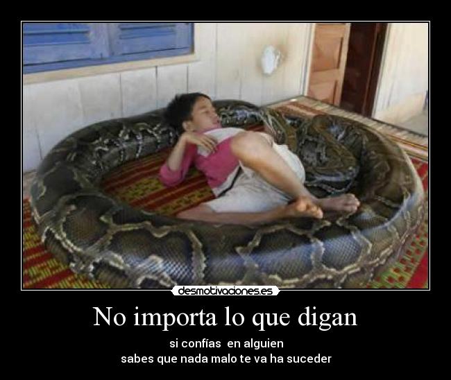 No importa lo que digan - 