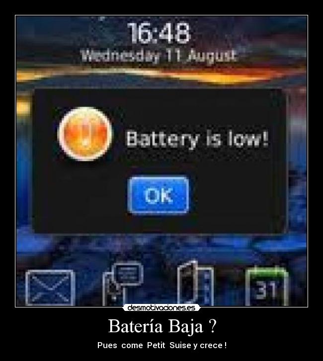 Batería Baja ? -