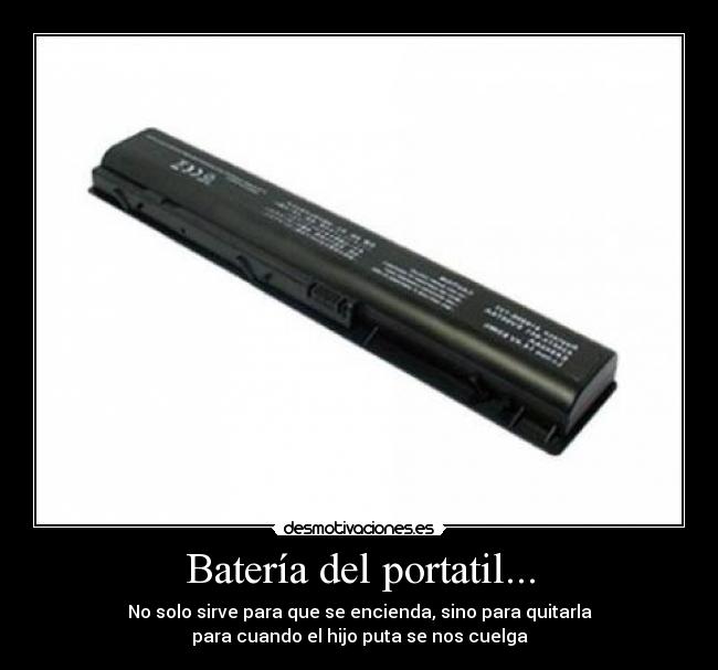Batería del portatil... -