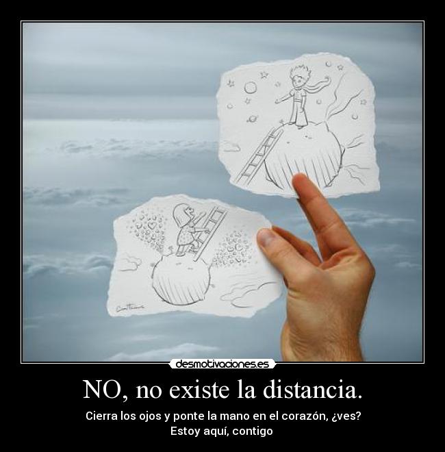 NO, no existe la distancia. -