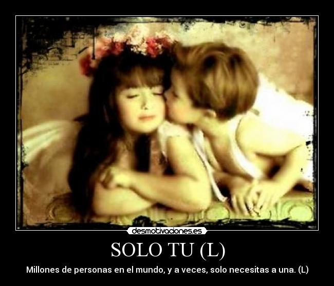 SOLO TU (L) -
