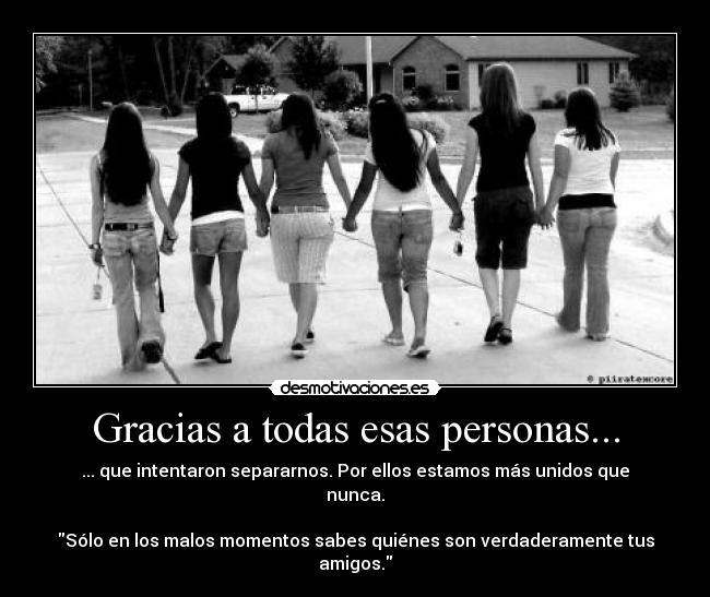 Gracias a todas esas personas... - 