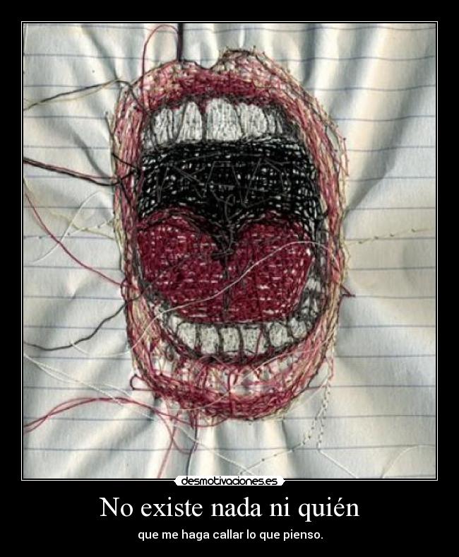 No existe nada ni quién - 